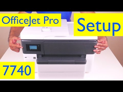 Thumbnail for HP OfficeJet Pro 7740 Unboxing and Setup - Wireless Wide Format All-in-One Printer