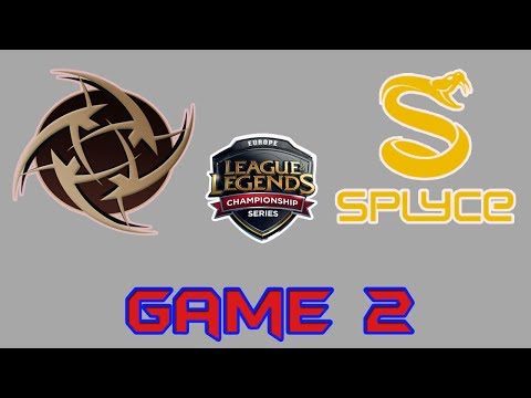 [EU LCS Summer 2017 W7D2] SPY vs NIP Game 2  Highlights | Splyce vs Ninjas in Pyjamas