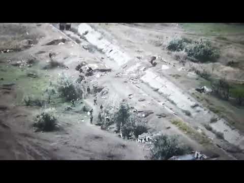 Ukrainian Assault on a Russian Trench Position