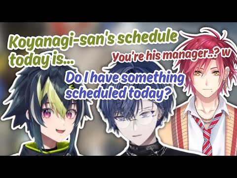 [eng sub] inami somehow knows rou's schedule | Inami Rai, Koyanagi Rou, HaYun