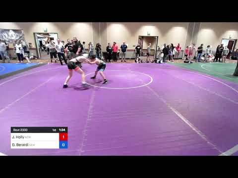 88 Lbs Rr Rnd 2 - Jake Holly, New Jersey Vs Daniel Berardi, New Jersey 8952