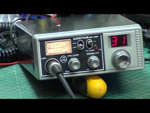 Commtron 40F CB27/81 UK FM CB radio - On The Air test