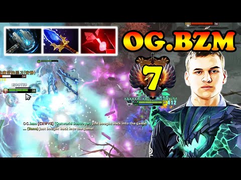 OG.BZM TOP TIER EU MID OD METEOR HAMMER PERFECT COMBO ULTRA KILL PRO GAMEPLAY | DOTA2ORBS