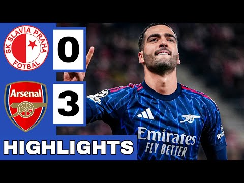 🔴Slavia Prague vs Arsenal (0-3) Extended HIGHLIGHTS | UEFA Champions League