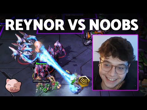 How quickly can REYNOR dispose of noobs? (Part 4/4) | Holdout Challenge - StarCraft 2