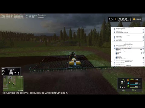 RDAllen Live Stream Multiplayer Farming Simulator 17 God's Country 07 07 2017