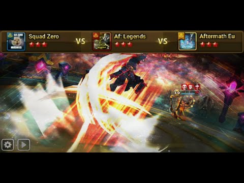 LEGEND SIEGE! Squad Zero vs Aftermath Eu vs Af: Legends (Summoners War S5 EU)