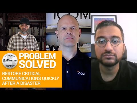 Restoring Critical Communications Quickly After a Disaster.| Problem Solved