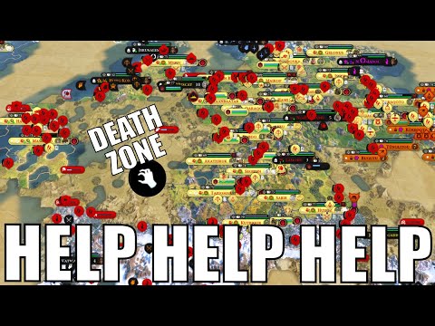 Civ 6 | TEN CITIES LOST (And Still Counting!) Zombie Disaster! – (#4 Deity Scythia Civilization VI)