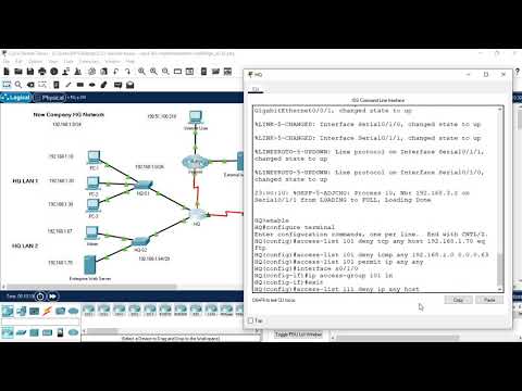5.5.1 Packet Tracer - IPv4 ACL implementation challenge
