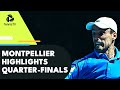Bautista Agut Battles Bublik; Zverev & Gasquet Also In Action | Montpellier Quarter-Final Highlights