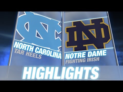 North Carolina vs Notre Dame | 2014 ACC Football Highlights