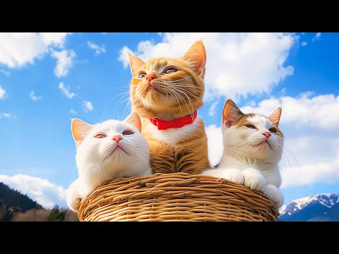 Therapy Music for Stressed Cats 🐱 Soothing Music for Cats (with nature sounds)