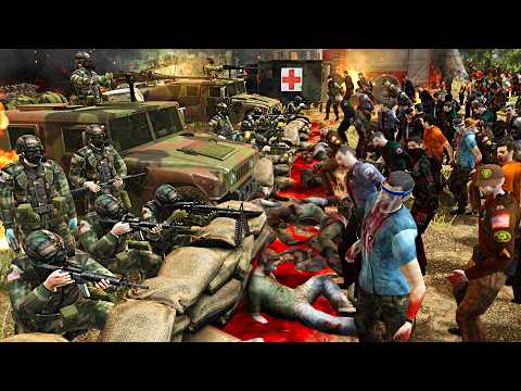 Can US ARMY Defend in NEW Zombie Survival BASE BUILDING Simulator...