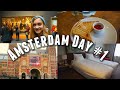Rijks Museum Canal Cruise NH Hotel Room Tour And FOOD Amsterdam Vlog 2