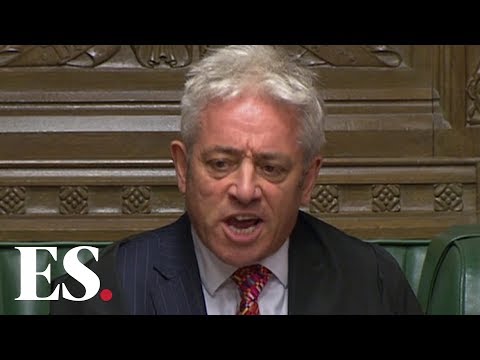 Order Order! John Bercow's best bellows as Speaker of the House of Commons