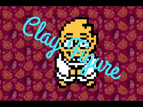 DIY Undertale Alphys Clay Figure