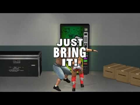 WWE SmackDown vs. RAW 2011 01/03/11 Cena takes out Miz