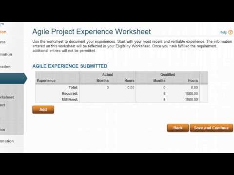 How to fill PMI-ACP Application at PMI | PMI-ACP | ProplanX