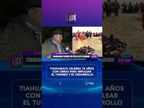 Tiahuanacu celebra 78 años con obras para impulsar el turismo