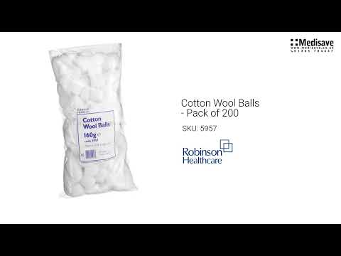 Cotton Wool Balls Pack of 200 5957