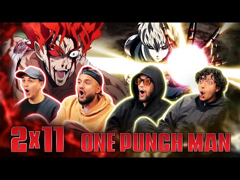 GAROU VS GENOS?!! 🔥 | BROTHERS watch One Punch Man 2x11 | REACTION