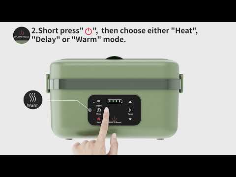New Operation Video for Cordless Electric Lunch Box for Adults