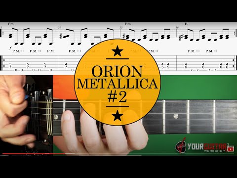 How To Play Orion On Guitar Lesson #2 Metallica Tutorial