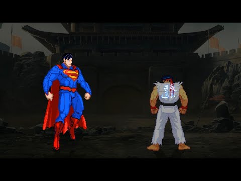 SUPERMAN vs SHIN RYU - High Level Insane Fight!