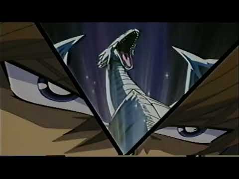 2002 TV promo for Yu-Gi-Oh! Music to Duel By with duel monsters and album art splash