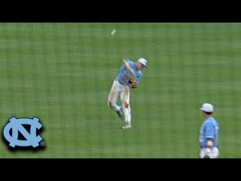 UNC's Ike Freeman Makes Ridiculous Throw for a Play at the Plate
