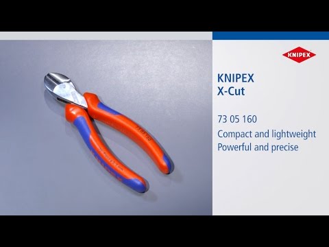 KNIPEX X-Cut® Compact Diagonal Cutter High lever transmission video