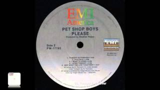 Pet Shop Boys - Tonight Is Forever (Vinyl) [384 KHz / 32 bits]