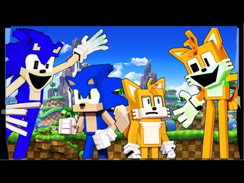 Sonic and tails Vs Fakers | Minecraft Animation - Coffin Dance Song (COVER)