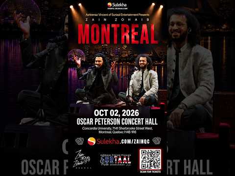 Zain Zohaib Qawwali Night Montreal 2026 | Live Qawwali Concert | October 2