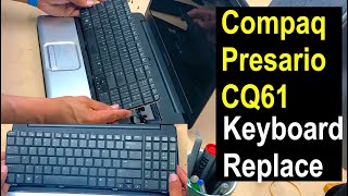 How to Change Keyboard: Compaq Presario CQ61 (CQ60, CQ41, G61)
