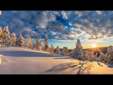 Beautiful Relaxing Hymns, Peaceful Instrumental Music, "Snowy Woods" by Tim Janis