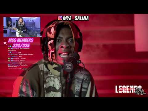 Mya Salina REACTS to Dougie B - No Missing | Open Mic @ Studio Of Legends @dougieb___