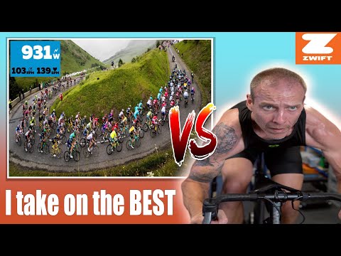 Mr Average takes on the BEST RIDERS on Zwift