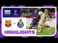 Barcelona V FC Porto Champions League 23 24 Match Highlights