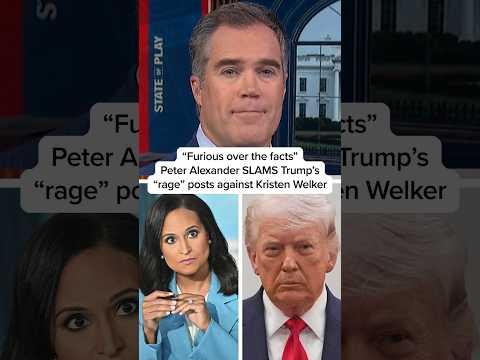 'Furious over the facts': Peter Alexander SLAMS Trump's 'rage' posts against Kristen Welker