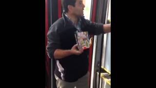 Classic Latin American Bus Salesman