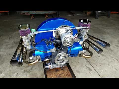 George's VW 1600cc with dual 40 IDF and Megadual exhaust