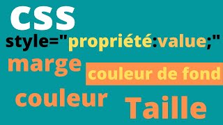 #1 CSS: color, background-color, font-size, margin Pour les débutants. Licence 1 CURI - UCAD