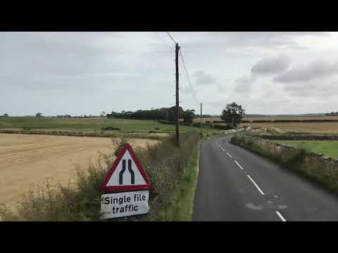 Front Seat View - Route X18 - Seahouses to Alnwick - 7515/NK09FNA