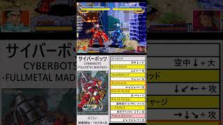 「サイバーボッツ」必殺技集その１「ブロディア」#格闘ゲーム#必殺技集