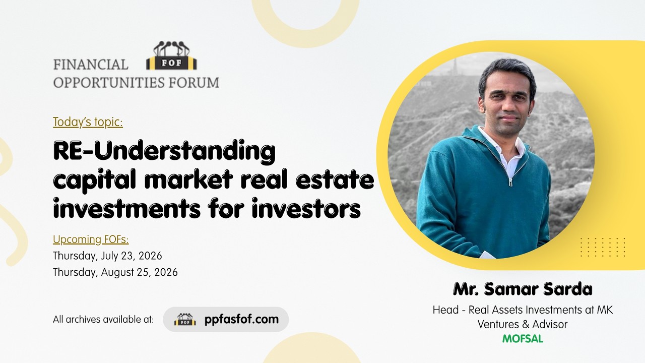Re-Understanding Capital Market Real Estate Investments for Investors | PPFAS FOF
