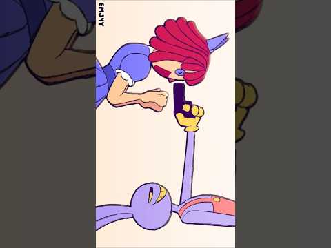 JAX TOY CONTEST ENTRY (#shorts ver) 💜 @Jakeneutron #JaxToyXPPen #animation #art #tadc