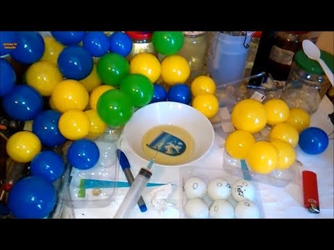 Nano Coating Different Sizes of Plastic Balls - Keshe Plasma Technology Video