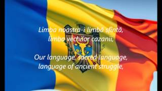 Moldovan National Anthem - "Limba Noastră" (RO/EN)